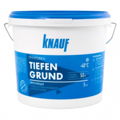 Ґрунтовка KNAUF Tiefengrund, 5кг