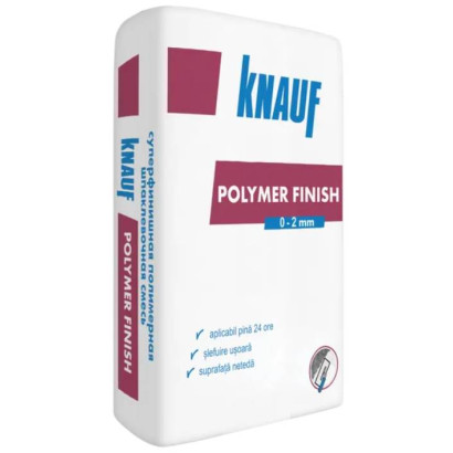 Шпаклівка фінішна Polymer Finish (Молдова), Knauf 20 кг