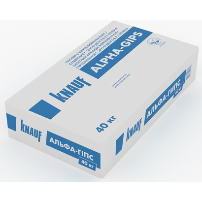 Гіпс будівельний Alpha-gips Г-10 Knauf , 40 кг