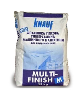 Шпаклівка KNAUF Multi-Finish M, 25кг (машинна)